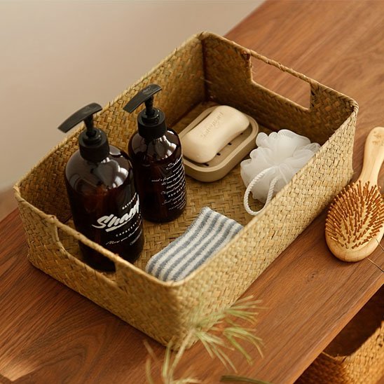 Paniers de rangement avec savon
