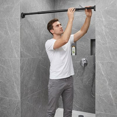 Barre de douche installant bar