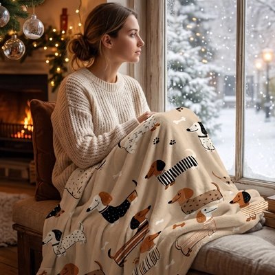 Couverture femme regardant dehors