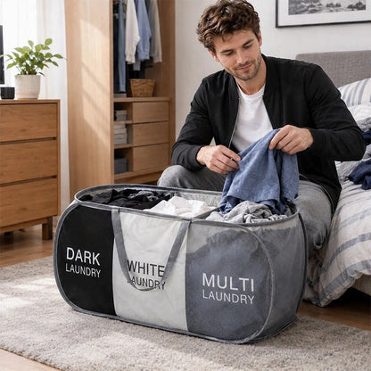 Panier linge pliable