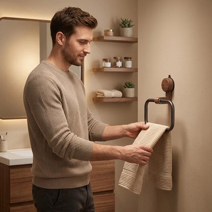 Porte serviette homme planant serviette