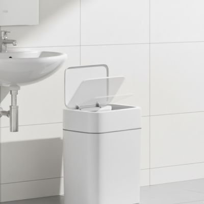 Poubelle salle de bain intelligente